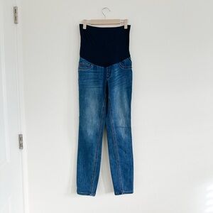 Indigo Blue Maternity Skinny Women's Jeans